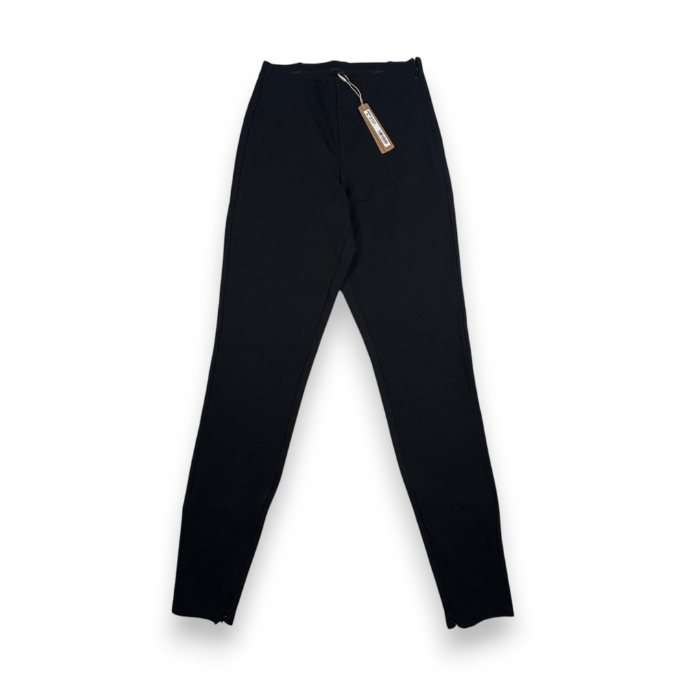 NWT SKIMS High Waisted Ankle Zip Leggings Slim Fit Onyx Womens Black S